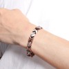 Pulsera De Terapia Cobre Puro Magnética Zircón Para Mujer Marrón