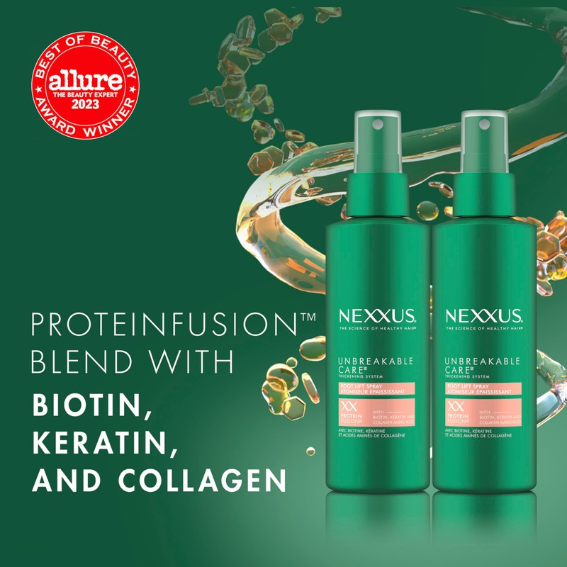 Nexxus Root Lift Thickening Spray Unbreakable Care with ProteinFusion Blend