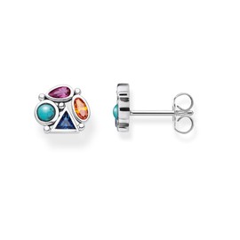 Thomas Sabo H2034-319-7 women's stud earrings, coloured stones, 925 sterling silver., Silver