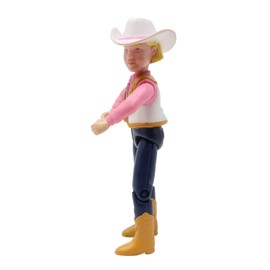 Fisher-Price Replacement Part Loving Family Farm and Dollhouse Lily Gray Horse Playset K6781 - Replacement Blonde Girl Western Horseback Cowgirl Rider Madison - Poseable