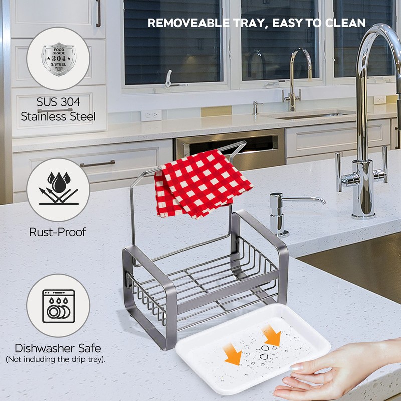 Kitchen Caddy Organizer- Sink Caddy- Kitchen Sink Organiser- Kitchen Sink