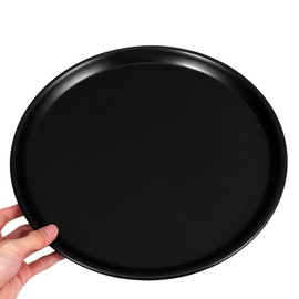 Zerodeko 12.59 Inch Round Oven Pizza Crisper Pan Non-Stick Baking Tray Versatile Kitchen Bakeware for Baking Reheating Freezing Cooking