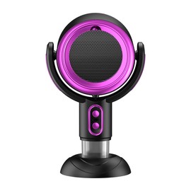 PuffHide Purifier & Oil Smoke Away Purifier Fan Portable Rechargeable Adjustable Angle Puff Hide Smokeing Fan, Tabletop Kitchen PurifierFilters for Removes Odor(Black Purple)