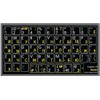 Russian-English Non Transparent Black Background Keyboard Stickers for Computer LAPTOPS