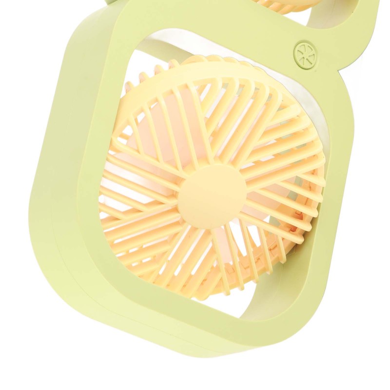 Double Head Desktop Fan 2 Speed Adjustment USB Cooling Fan