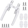 Nebulixq 2PCS Window Handles – Locking White UPVC Replacement Handles