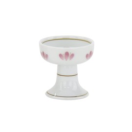 Buddhist Altar Placemats, Buddha Rice, Flower Scattering, Pink, Buddhist Utensils, Rice, Ceramic, Cute, Companion
