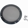 SYCZIOHU 2 Pcs 6.5 Inch Speaker Grill Steel Mesh Round