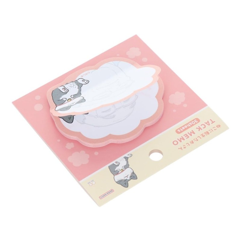 Sunstar Stationery S2841363 Uncle Reincarnated Cat Sticky Notes, Die Cut,