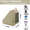 HEXIFUL Skate Bag to Carry Ice Skates, Inline Skates, Roller