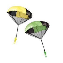 Paul Günther 1171 - Parachute, Fallschirm zum Werfen, Durchmesser ca. 46 cm, farblich sortiert, ideal als Geschenk für riesen Spielspaß