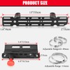 MSIZOY Front Seat Molle Storage Mount Panel Fire Extinguisher Mount
