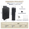 Biometric Gun Safe box, 3-Way Unlock pistol safe: Fingerprint, Digital