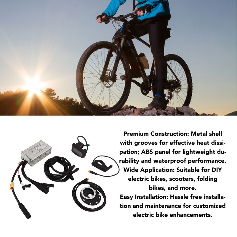 Bike Conversion Kit 17A Speed Controller EN06 Panel Thumb Throttle