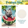 isegMind Hello Summer Watermelon Garden Flags for Outside 12x18 In