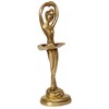 Purpledip Brass Statue Ballet Dancing Girl: Ballerina In Dance Pose