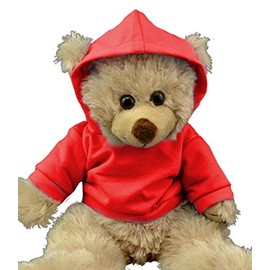 Hoodie T Shirt 16" Teddy Bear Clothes Build-a-bear Red