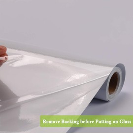 Mikomer Total Blackout Window Film Whiteout 100% Light Blocking Static Cling Glass Door Cling,Room Darkening/No Glue/Reduce Heat/Anti UV for Day Sleep & High Privacy,35 inches by 78.7 inches