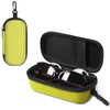 Bukere Double Eyeglasses Case with Adjustable Slots, EVA Hard-shell Travel