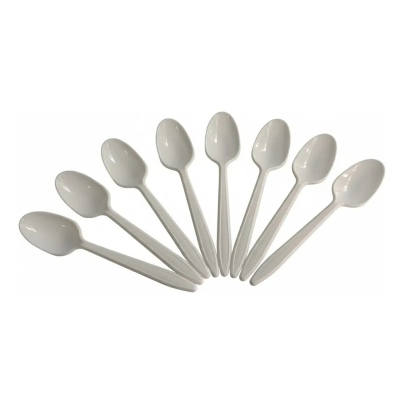 Cuchara Pastelera Cafetera Bca Desechable 100pz Plastikin