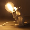 Modern Resin Mouse Lamp E12 Creative Desktop Decoration Animal Lamp