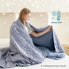 Cozy Bliss Cooling Dual-Sided Blanket for Hot Sleepers, Q-Max>0.46 Lightweight
