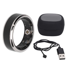 Smart Ring Multifunction Motion Sensing Game Long Battery Life Waterproof Sleep Tracker Ring with Charging Case No. 11 ( 20.8 mm Inner Diameter)