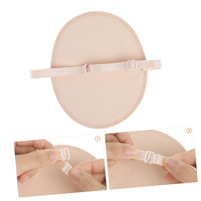 Beavorty Cotton Underarm Pads Men Women Ultra-sensitive Absorbent Patches Anti-perspiration