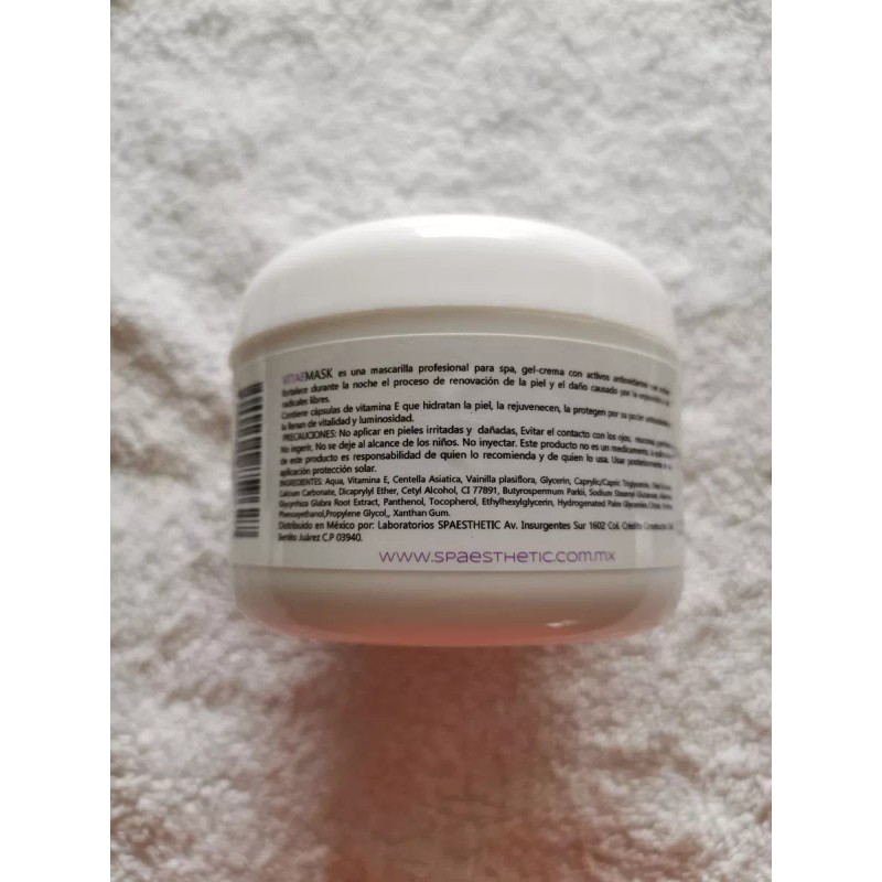 Spaesthetic Mascarilla De Vitamina E 240 Gr Spaesthetic
