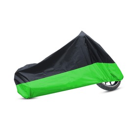 REPAIROCK XXL 190T Rain Dust Protector Black+Green Scooter Motorcycle Cover 104" for Suzuki Auto Replacement Parts