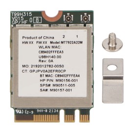 WiFi 6E Wireless-Netzwerkkarte, 2400 Mbit/s Gigabit-Hochgeschwindigkeitsübertragungsrate, WiFi 6E Wireless-Netzwerkkarte mit 2,4 G 5 G-Frequenz