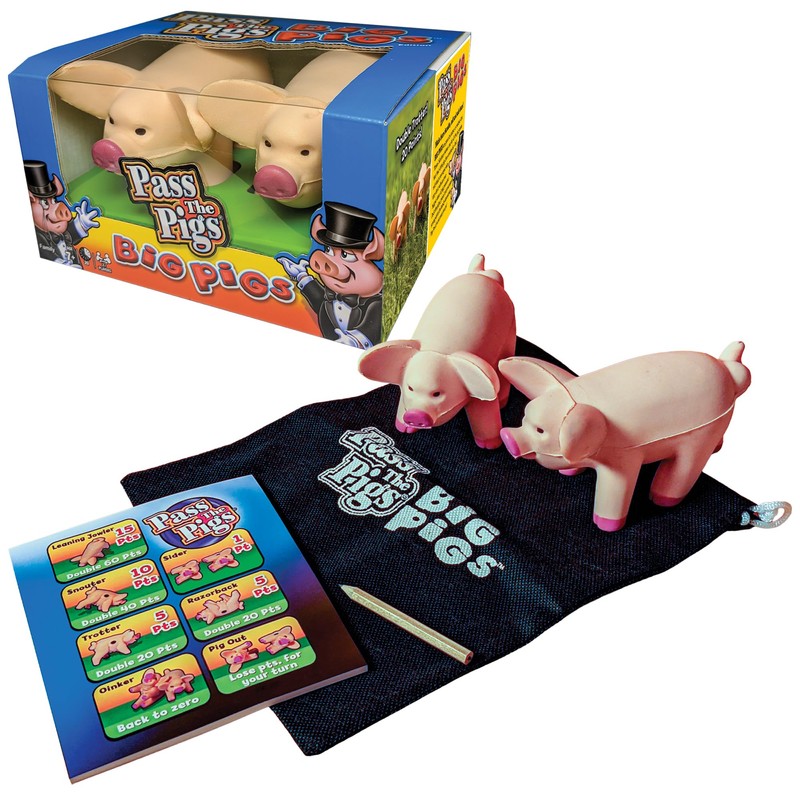 Pass The Pigs Big Pigs by Winning Moves Games USA,