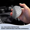 Leather Gear Shift Cover,Anti-Slip Car Shift Knob Cover for Shift