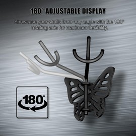 VMSIXVM European Deer Skull Mount Hanger, Euro Wall Mount Skull Hanger for Deer Head and Other Taxidermy Skulls, European Mount Skull Hanger Deer Head Mount with Easy Install Kit for Indoor Outdoor