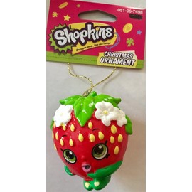 Kurt Adler Shopkins Strawberry Kiss Resin Ornament