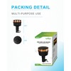 Agrieyes Amber Beacon LED Emergency Strobe Lights - 3.6Inch Pole