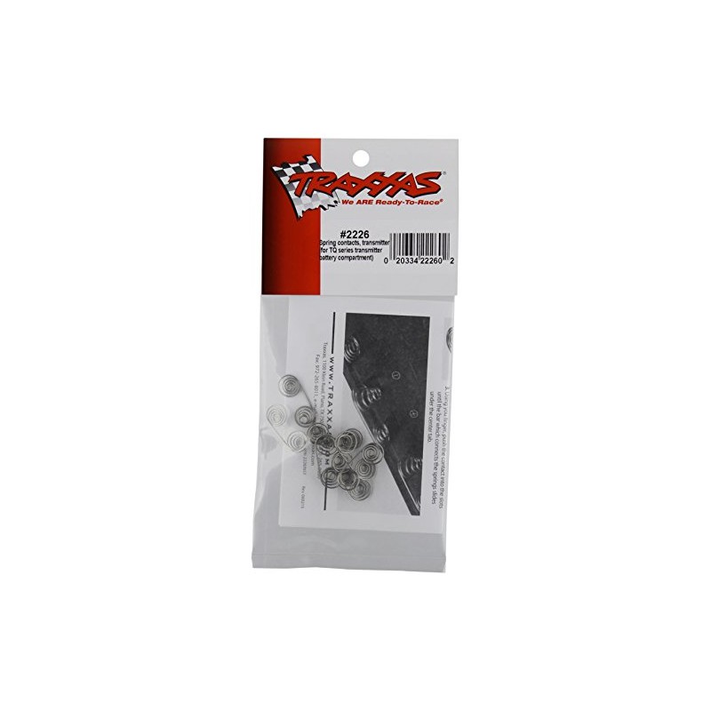 Traxxas 2226 Spring Contacts Transmitter for TQ Series Battery Compartment