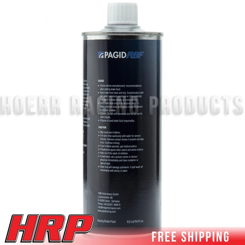 Pagid 9502200014 RBF Racing Brake Fluid .5L/16.9 fl. oz. Pack