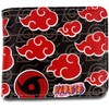 Roffatide Anime Naruto Wallets Akatsuki Red Cloud Sharingan Anti Leaf