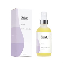 ESKER - Natural Soothing Belly Oil | Plant-Based, Cruelty-Free, Clean Beauty (4 oz | 120 ml)