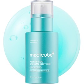 Medicube Exosome Shot Azelaic Acid 7,500 Ppm Spicule Facial Serum Deep Hydration for Smooth, Even Skin Ideal for Use After Spot Care, with Azelaic Acid, Niacinamide Korean Skincare, 1.01 Fl.oz