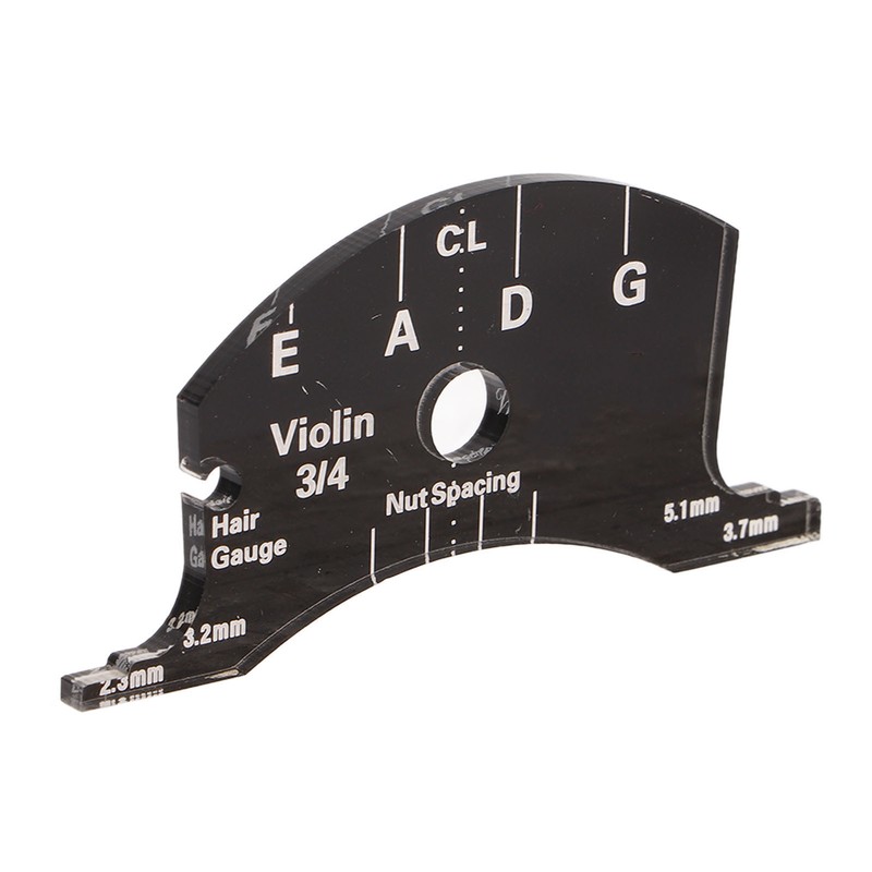 Violin Bridge Reference Tool Acrylic Accurate Violin Bridge Mold Fingerboard