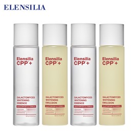 Ellencilla CPP Galactomyces Whitening Essence 155ml x 2 + CPP Galactomyces Emulsion 155ml x 2 / 엘렌실라 CPP 갈락토미세스 화이트닝 에센스 155ml 2개 + CPP 갈락토미세스 에멀전 155ml 2개