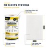 FeelX Pro Series Cleaning Cloths Roll Premium White - Reusable