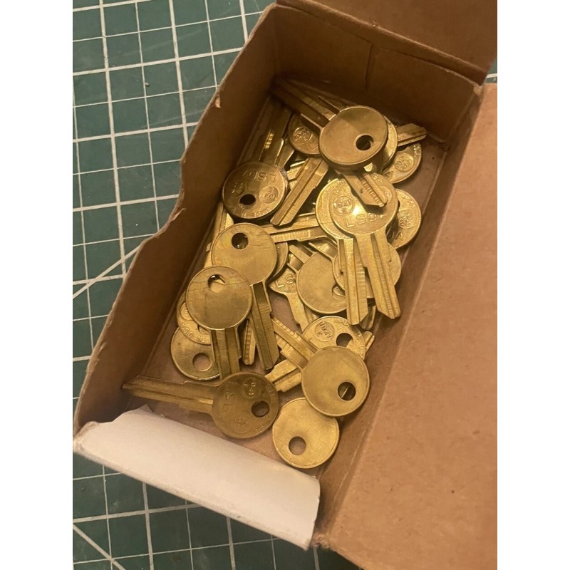 Lsda 5 Chicago Cg22 1041e Keyblanks Brass Uncut Lsda Brand
