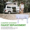 RV Shower Faucet, Camper Shower Faucet Diverter with Classical Handles,