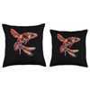 Kuhli Loach Psychedelic Throw Pillow