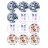 Handmade 12 BTS, edible paper, cupcake cookie toppers CHOOSE SIZE