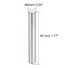 sourcing map 15Pcs 6mm X 45mm Dowel Pin 304 Stainless