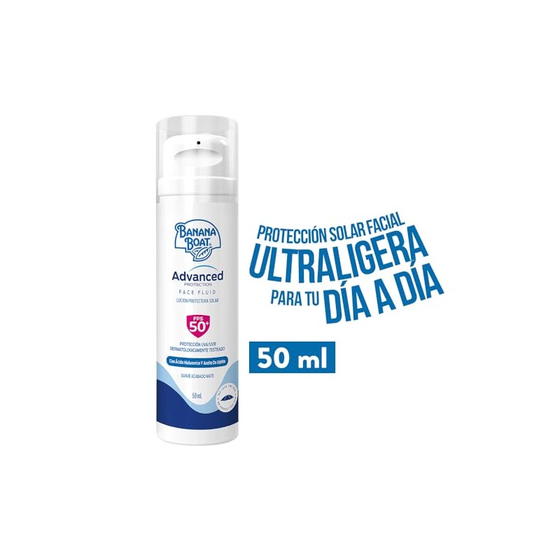 BANANA BOAT FACE FLUID SPF50+ 50ML